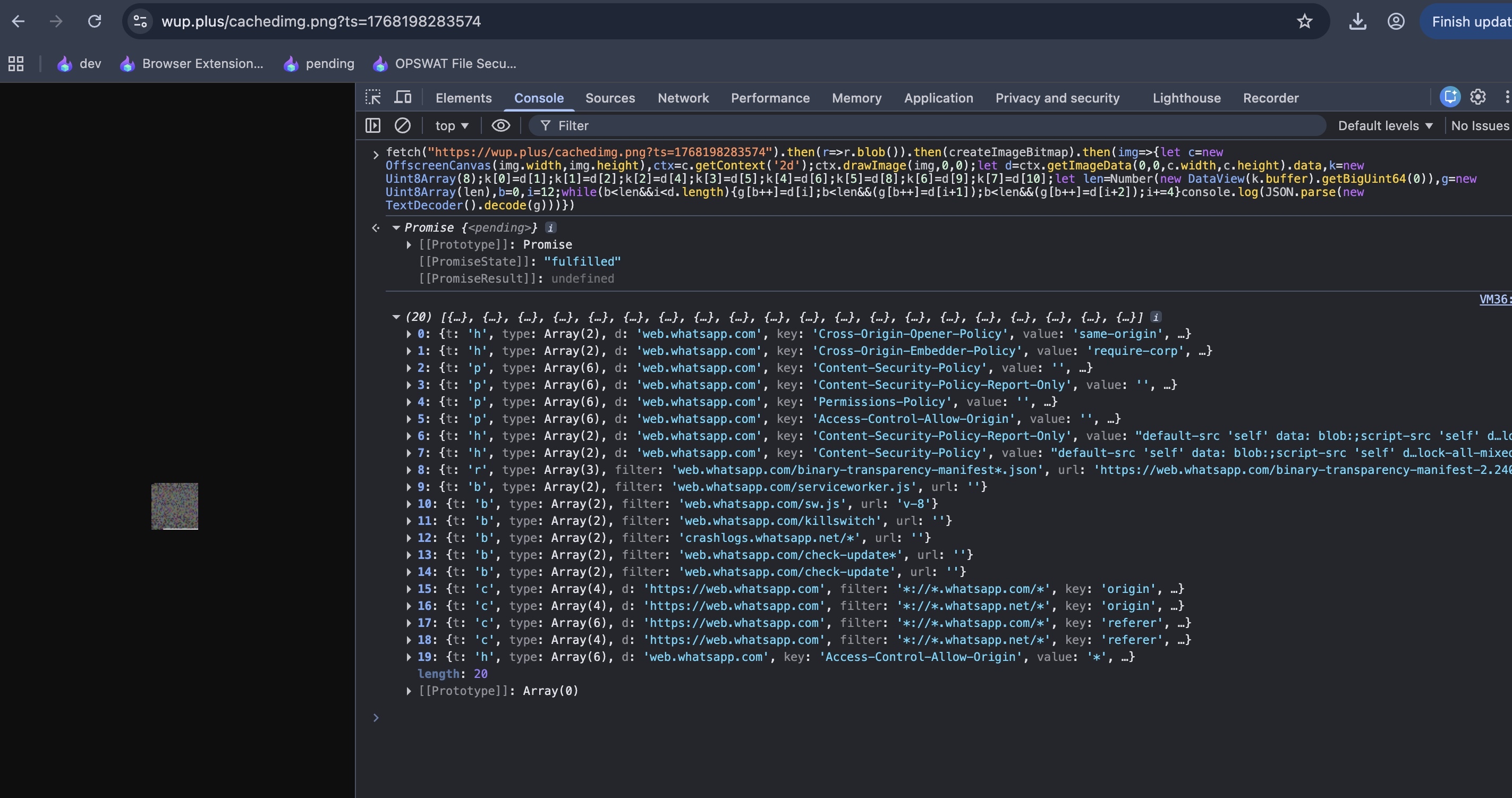 Decoded JSON Payload Data